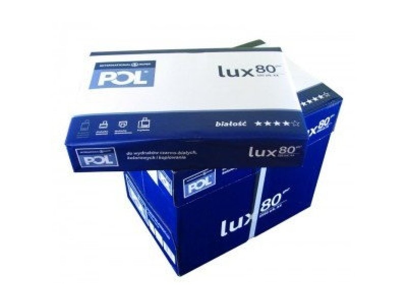 Bende output Dwars zitten Eurooffice - wydruk karty produktu Papier POLLUX A4 80g do ksero - ryza 500  ark.